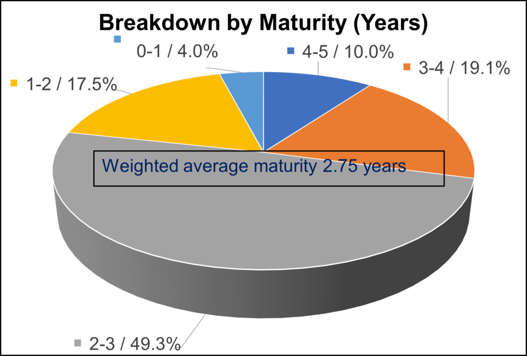 Breakdown by maturity